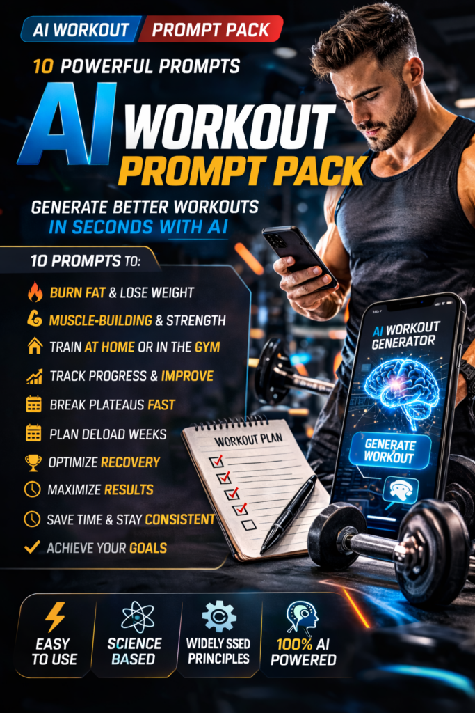 AI Fitness System Prompt Pack NEW