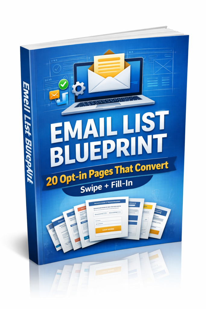 Email List Blueprint: 20 Opt-in Pages That Convert (Swipe + Fill-in)