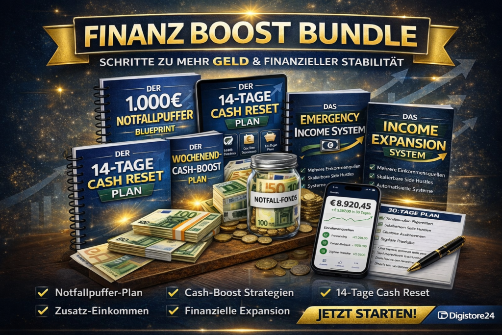 Finanz Boost Bundle – Schritte zu mehr Geld und finanzieller Stabilität